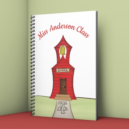 Carnet Enseignant Coloré Cute Whimsical Classe école