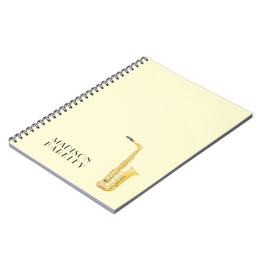 Carnet enseignant de bande musicale saxophone (Côté gauche)