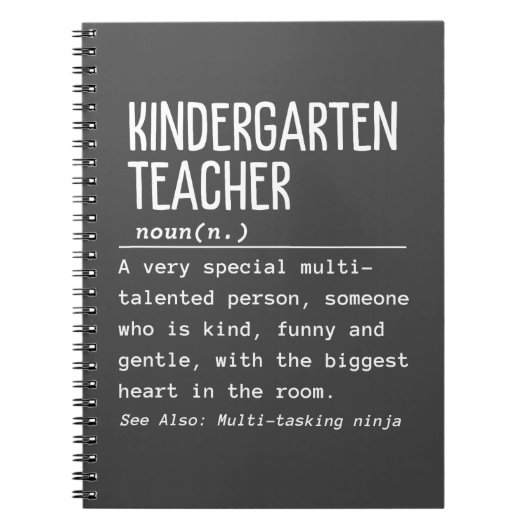 Carnet Enseignant de jardin d'enfants (Devant)