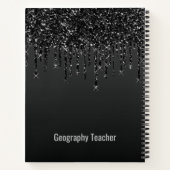 Carnet Enseignant de la géographie, Chic Enseignant Cadea (Dos)