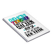 Carnet Enseignant en chimie seulement parce qu'à temps pl (Côté Droit)