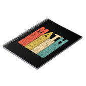 Carnet Enseignant en mathématiques Définition Vintage des (Côté gauche)