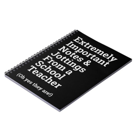 Carnet enseignant important amusant (Côté gauche)