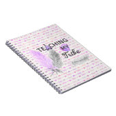 Carnet Enseignant mon motif de flèche de rose de tribu (Côté Droit)