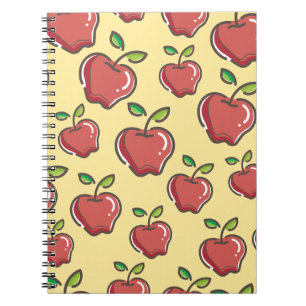 Carnet Enseignant Pommes Arbre Motif Enseignant d'art pré