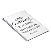 Carnet Enseignant prenant sa retraite en quittant Merci d (Côté Droit)