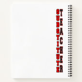 Carnet Enseignant remplaçant (Dos)