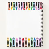 Carnet Enseignant Retour à l'école Couleur mignonne Crayo (Dos)