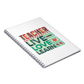 Carnet Enseignant Vivre Amour Apprendre (Côté Droit)