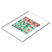 Carnet Enseignant Vivre Amour Apprendre (Côté gauche)