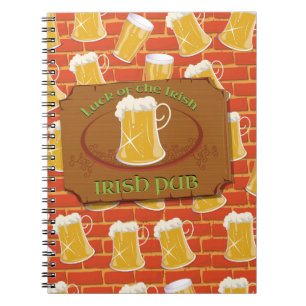 Carnet Enseigne de pub irlandais
