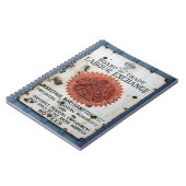 CARNET ENSEIGNE VINTAGE (Côté gauche)