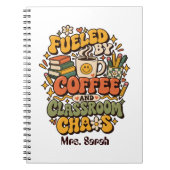 Carnet Enseignement Groovy Alimenté par le Café et le Cha (Devant)