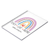 Carnet Enseigner Amour Inspirer Enseignant (Côté gauche)