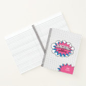 Carnet Enseigner est mon Héros Superpower Enseignant bleu (Intérieur)