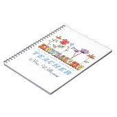 Carnet Enseigner L'Amour Croissance Fleur sauvage Materne (Côté gauche)