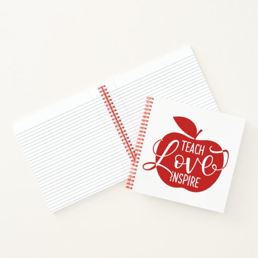 Carnet Enseigner l'inspiration d'amour (Intérieur)