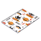 Carnet Ensemble de chats mignons illustration design vint (Côté gauche)
