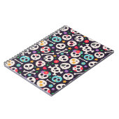 Carnet Ensemble de crânes. Motif sans couture avec concep (Côté gauche)
