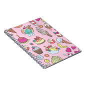 Carnet Ensemble de différentes douceurs. Motif de griboui (Côté Droit)
