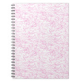 Carnet Ensemble de dossiers abstraits roses pour le burea (Devant)