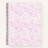 Carnet Ensemble de dossiers abstraits roses pour le burea (Devant)