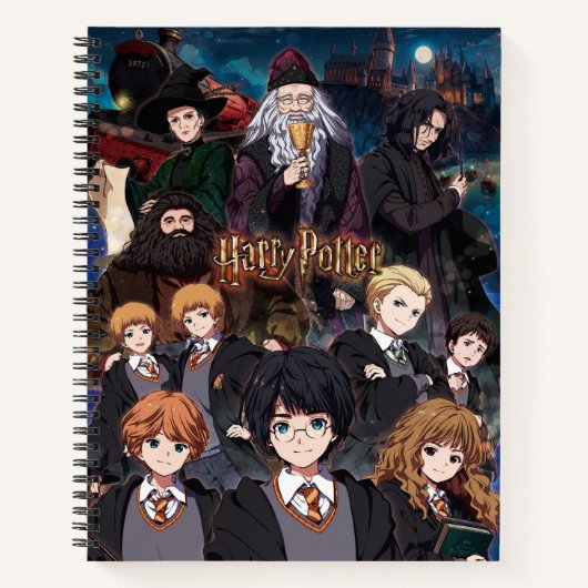 Carnet Ensemble de la scène animée HARRY POTTER™ (Devant)