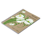 Carnet Ensemble de mariage Fleurs de marguerite de Gerber (Côté gauche)