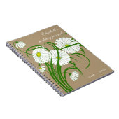 Carnet Ensemble de mariage Fleurs de marguerite de Gerber (Côté Droit)