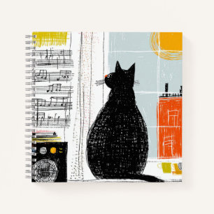Carnet Ensemble de salle de Vinyl Black Cat High Rise en