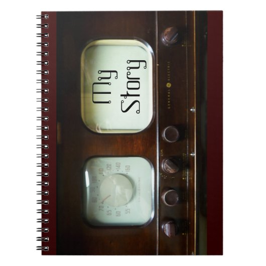 Carnet Ensemble de télévision et de radio customisé dans  (Devant)