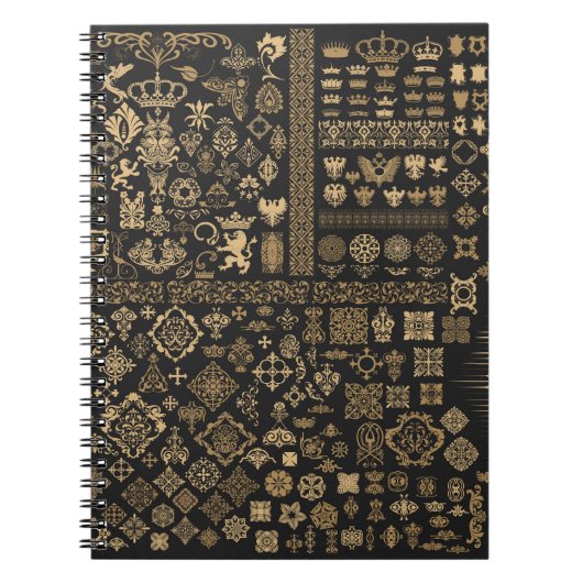 Carnet Ensemble d'éléments baroques méga (Devant)