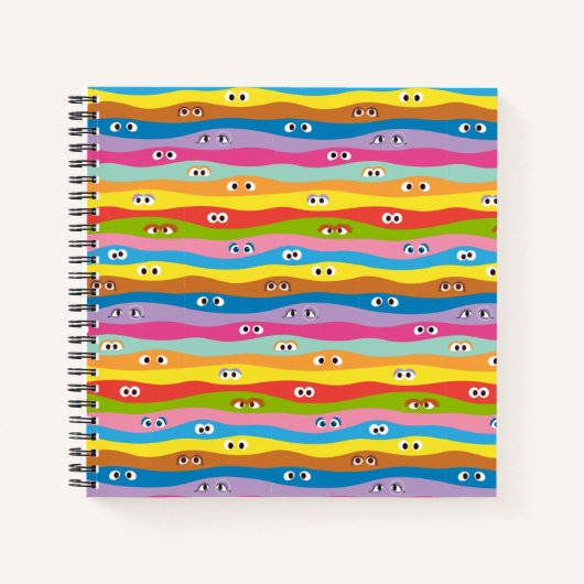 Carnet Ensemble Motif des yeux (Devant)