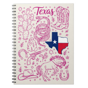 Carnet Ensemble Texas Cowboy Pack Vibes occidentales