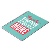 Carnet Ensemble Tout Le Monde Atteint Plus De Bureau De T (Côté gauche)