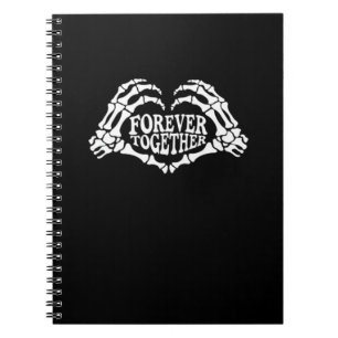 Carnet Ensemble Un Coeur Fait De Squelette Mains Classiqu