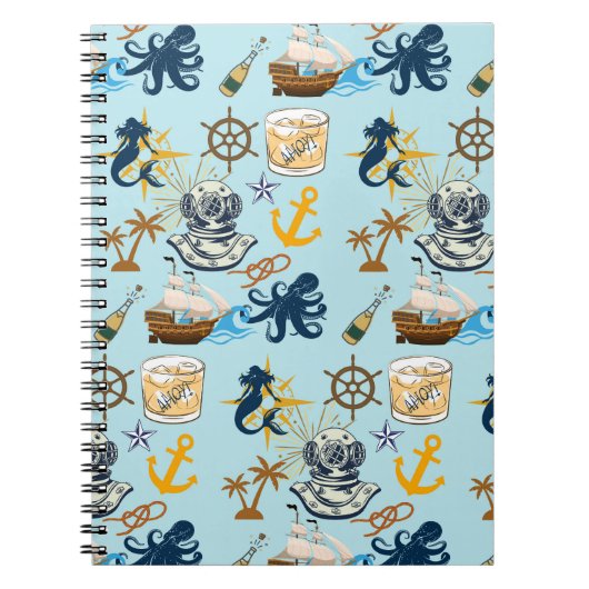Carnet Enterrement de vie de garçon marin (Devant)