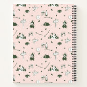 Carnet Enterrement de vie de jeune fille Camping Week-end (Dos)