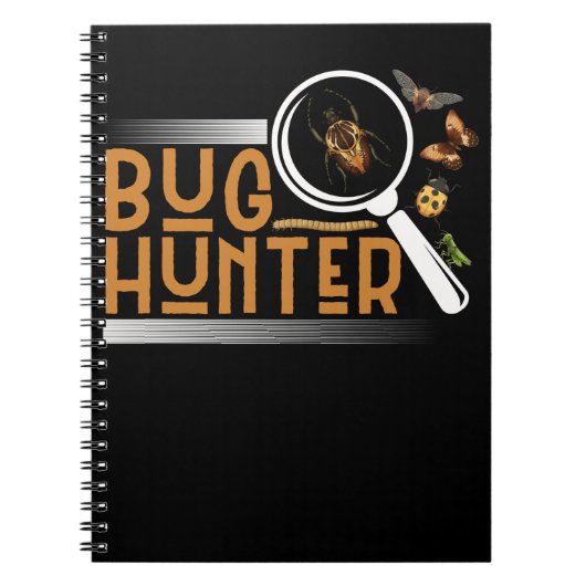 Carnet Entomologiste Chasseur de bogues Insectes drôle Bi (Devant)