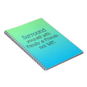 Carnet Entourer le message Good Vibes (Côté Droit)