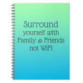 Carnet Entourer le message Good Vibes (Devant)