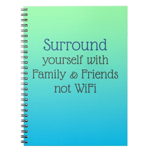 Carnet Entourer le message Good Vibes (Devant)