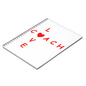 Carnet entraîneur d'amour (Côté gauche)
