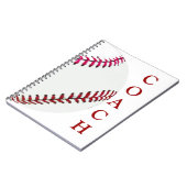 Carnet Entraîneur de base-ball (Côté gauche)