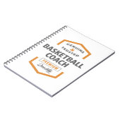 Carnet Entraîneur de basket-ball (Côté gauche)