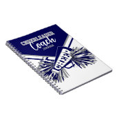 Carnet Entraîneur de Cheerleader - Bleu Marine, Gary & Bl (Côté Droit)