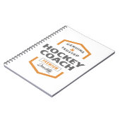 Carnet Entraîneur de hockey (Côté gauche)