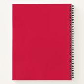Carnet Entraîneur Rouge et Blanc (Dos)