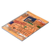 Carnet Entrée approuvée - Timbres de passeport (Côté gauche)