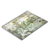 Carnet Entrée de papillon vert avec porte en fer (Côté gauche)